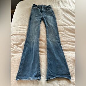 LOFT slim flare Classic Blue Flared Women Jeans size 00/24